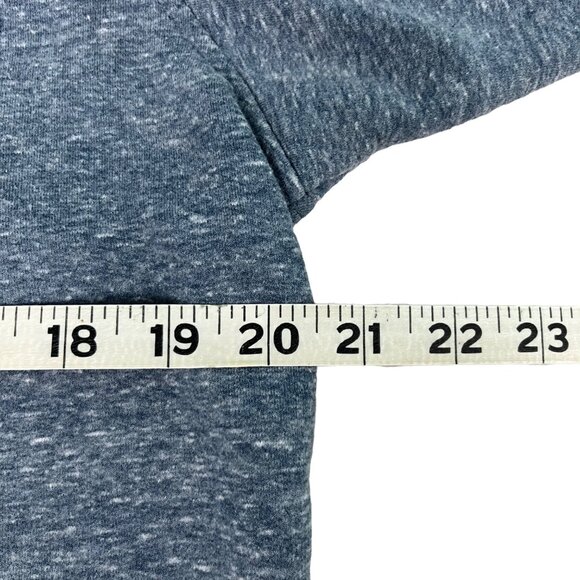 O’Neill SMALL Womens Mens Long Sleeve Zip Hoodie Heather Blue - Picture 8 of 9